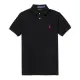 【RALPH LAUREN】RL POLO 經典刺繡小馬短袖POLO衫 上衣-黑色(百搭爆款/精選舒適/平輸品)