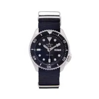 在飛比找Yahoo奇摩購物中心優惠-SEIKO 5號機械sport系列帆布錶帶款手錶 (SRPD