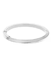 [Calvin Klein] 35000312 Stainless Steel Hinge Bangle in Silver