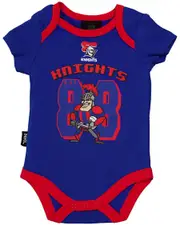 Knights NRL Short Sleeve Baby Bodysuit