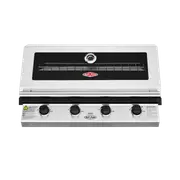 1200 Series Stainless Steel 4 Burner Built In BBQ w/ Cast Iron Burners & Grills - BBG1240SB