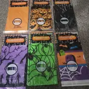 Lot Of 6 Halloween Table Covers 54" X 108" Tablecloths Pumpkins Spider Web