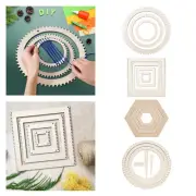Wood Knitting Loom Kit Weaving Supplies for Knitted Crafts Woven Tapestry