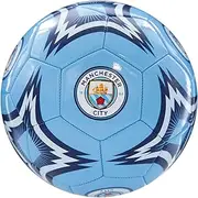Icon Sports Officially Licensed Manchester City Size 5 Soccer Ball, Non-Toxic Patterned PVC for Adults & Kids