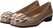 Bridget Birkin walk(ブリジット バーキン ウォーク) 545245 Women's Pumps, Ribbon Walking Pumps, 545245, Beige Enamel, 23.5 cm