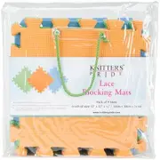 Knitter's Pride Lace Blocking Mats 9 Pack Colors may vary