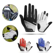Cycling Full Finger Gloves Touch Screen Finger Padded Anti-Slip for Hiking