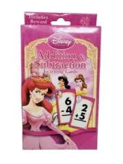 Bendon Disney Princesses Flash Cards - 36 Cards - New - Addition & Subtraction
