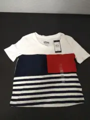 Tommy Hilfiger Denim Kids T-Shirts White with TH logo Size XXS