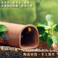 在飛比找蝦皮購物優惠-【AC草影】紫砂手工陶瓷管（M）【一支】魚躲避 孔雀魚繁殖 