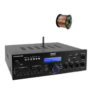 Pyle PDA8BUWM 2-Channel Home Audio Bluetooth Receiver with Wire