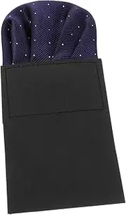 [Holibanna] Decorative Pre-folded Suit Handkerchief for Men Round Shaped Pocket Square Elegant Design for Formal Occasions for Male