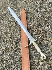 Excalibur Elendil Sword Handmade with Leather Sheath replica sword of King Arthu