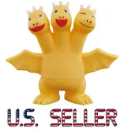 Bandai Chibi King Ghidorah Movie Monster Series Soft Vinyl Figure Ghidora Gidora