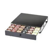 Compact Under Pot Coffee Pod Storage Drawer K-Cup Kitchen Counter Organizer