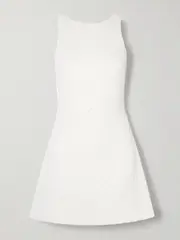 [Clio Peppiatt] Clio Peppiatt - Lille Bow-embellished Stretch-tulle Mini Dress - Ivory - M M Ivory