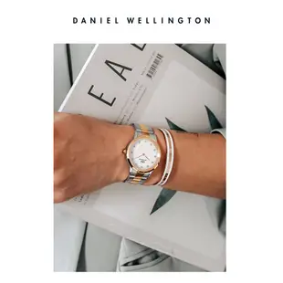 Daniel Wellington 手錶 Iconic Link Lumine 28mm/32mm水鑽精鋼錶(DW00100358 DW00100359)/ 32mm