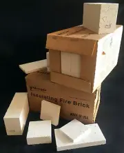 K23 Insulating Firebrick 9 x 4.5 x 1 Fire Brick Thermal Ceramics 2300F Qty 1