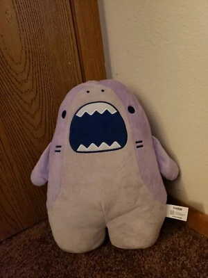 Samezu Jaggy Purple Standing Shark Plush 15" new with Tag