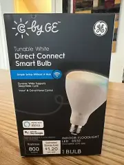 New & Sealed UL Listed C by GE LED Tunable White BR30 Direct Connect Smart Bulb