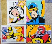 John Crash Matos Wolverine Cyclops Storm Magneto X-MEN MARVEL HAND SIGNED #'d