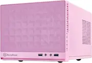SilverStone Technology Ultra Small Form Factor Computer Case Mini-ITX in Pink SG13P