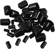 48pcs Screw Thread Protectors Rubber Screw Caps for Bolts Thread Protector Covers Sealing Cap Assortment Auto Wire End Covers Kit for Construction