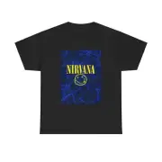 Nirvana T-shirt vintage grunge tee retro Woodstock Unisex Heavy Cotton Tee
