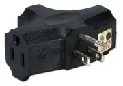 Qvs Power Outlet Splitter - Ac Power, Ac Power - 125 V Ac / 15 A (pa-3p) (pa3p)