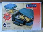 Anchor Hocking Sculpted Bake-n-Take 6 Piece Pyrex Glass Bakeware Set Travel Tote