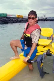 Actor Alan Thicke attending Mauna Lani Celebrity Sports Invita- 1991 Old Photo 4