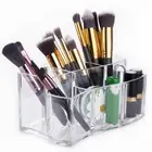 6 Slot Makeup Brush Holder Lip Gloss Holder for Vanity Dressing Table Drawer