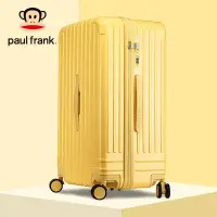 在飛比找Yahoo!奇摩拍賣優惠-財雅榴蓮小姐·大嘴猴Paul Frank超大容量行李箱密碼箱