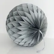 Grey Paper Honeycomb Ball