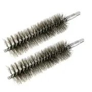M6 Steel Wire Pipe Tube Sweep Cleaning Chimney Brush 30mm Diameter 2pcs
