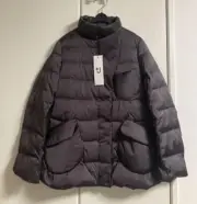 UNIQLO × Jil Sander +J Ultra Light Down Jacket Brown Size S Woman Outerwear