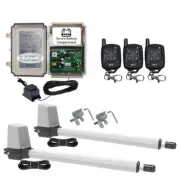APC Double Dual Swing DIY 24v LV Gate Opener, Electric Gate Automation 3x Remote