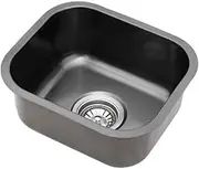 Cefito Kitchen Sink 30X36CM Stainless Steel Nano Basin Single Bowl Black