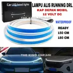 眉毛運行 WELLCOME LIGHT DRL 汽車引擎蓋 12VOLT DC 150CM-180CM LED LIGH