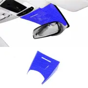 Car Front Camera Cover Trim For Honda Civic 11th 2022-2023 ABS Blue Carbon Fiber (for: Honda)