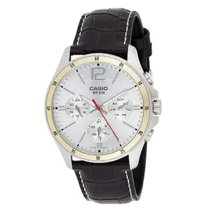 【CASIO 卡西歐】MTP-1374L時尚商務紳士經典三眼皮手錶