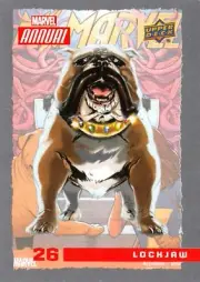 LOCKJAW / MARVEL ANNUAL 2016-17 (Upper Deck) BASE Trading Card #26