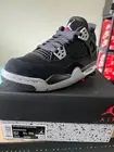 Size 5.5Y/7W - Jordan 4 Retro SE Black Canvas (GS) - NEW - Ships Same Day!