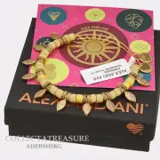Authentic Alex and Ani Spearhead, Sunlight Rafaelian Gold Expandable Bangle