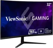 OMNI VX3218C-2K 32 Inch 2K QHD 1500R Curved Gaming Monitor, 165Hz, 1Ms, HDR10, A