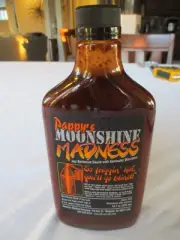 Pappys Moonshine 12.7 OZ Hot Barbecue Sauce With Borboun
