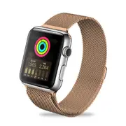 ZUSLAB Stainless Steel Wristbands Band for Apple Watch Series 8 7 6 5 4 3 2 1 SE 38-40-41mm - Rose Gold