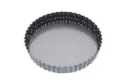 Mastercraft 25cm Crusty Bake Round Pan Tin Flan Quiche Pie Dish w Removable Base