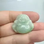 佛公 彌勒佛 笑佛 果綠色 翡翠真玉 吊墜 JADE BUDDHA PENDANT SZ24220904