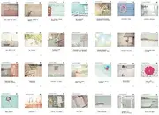 30PCS 1 Set Creative Postcards Artistic Beautiful Postcards, WeChat Era of Literary Love